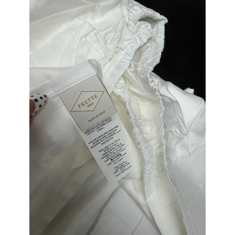 FRETTE Cruise QUEEN Flat Sheet +2 Standard Pillowcases